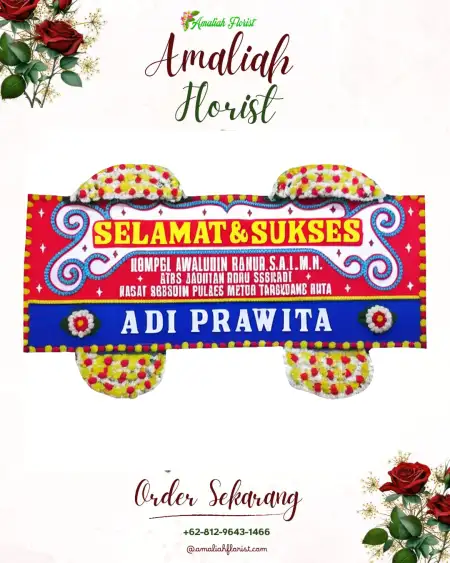 Papan Bunga Ucapan Selamat Garden Wedding Sentul