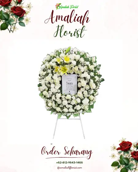 Krans Bunga Duka Garden Wedding Sentul