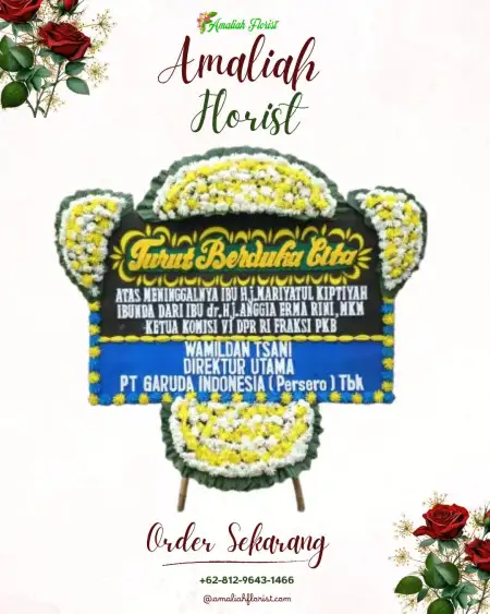 Papan Bunga Duka Garden Wedding Sentul